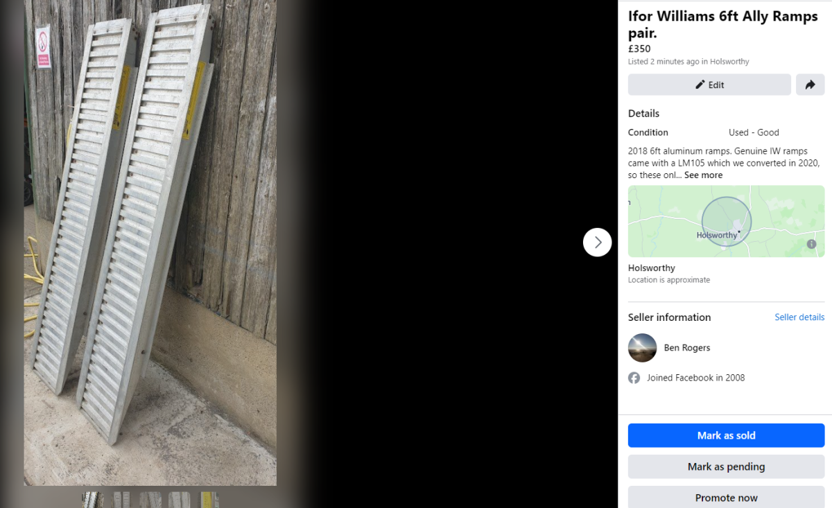 Ifor Williams Ramps. SOLD | Plant Talk - Plant Machinery & Construction ...