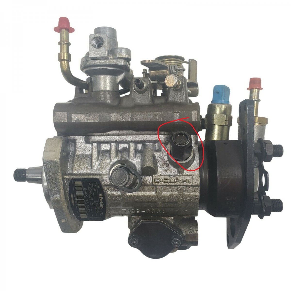Perkins 1104C44T with Delphi DP210 Injection Pump