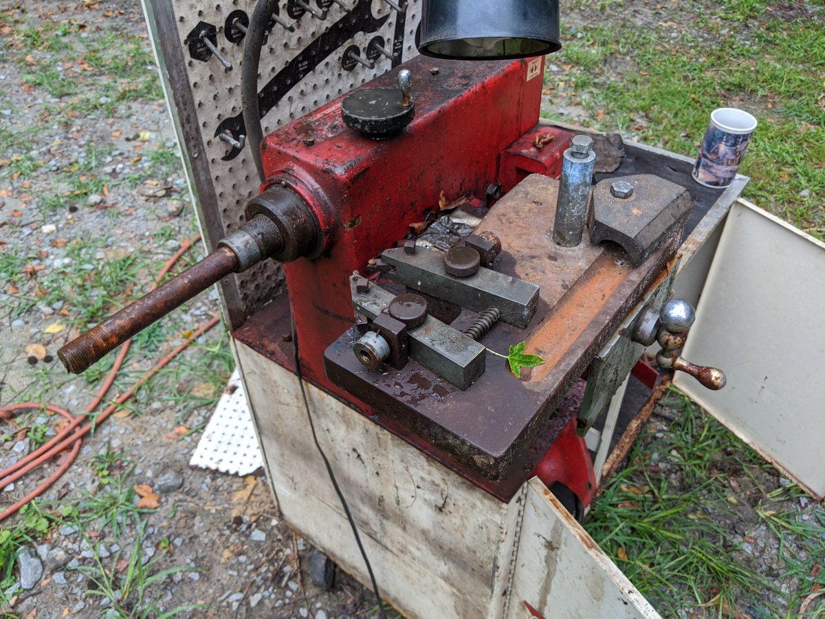 Brake lathe, useless lump?