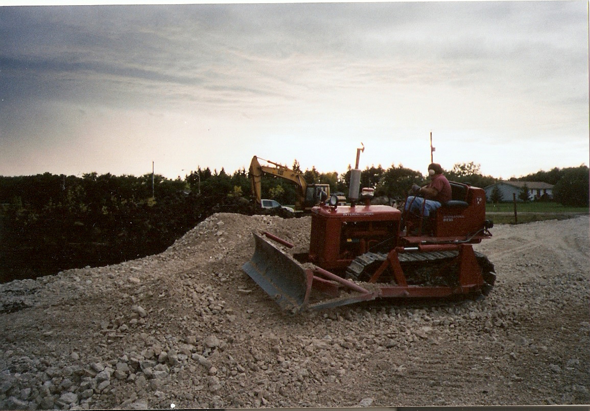 St. Andrews, MB 2004 Ken Palson Enterprises. Topsoil stripping for a new house (1).jpg