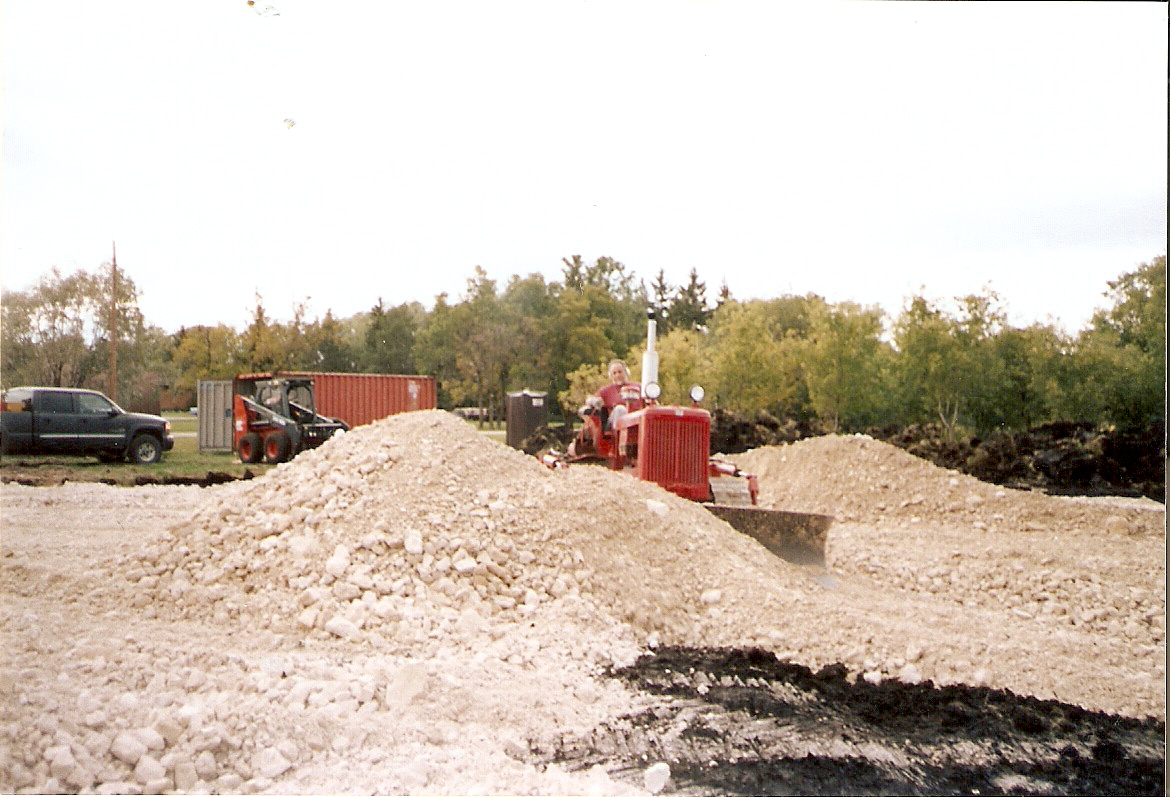 St. Andrews, MB 2004 Ken Palson Enterprises. Topsoil stripping for a new house (2).jpg